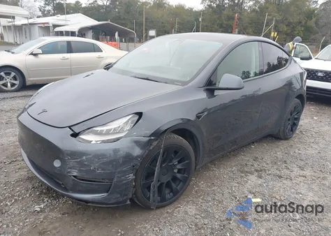 2021 Tesla Model Y Long Range Dual Motor All-Wheel Drive from USA, damaged, VIN 5YJYGDEE3MF255078